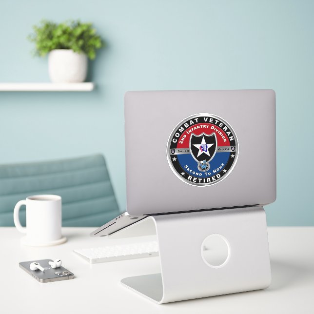 2nd Infantry Division Retired  (Laptop On Desk)