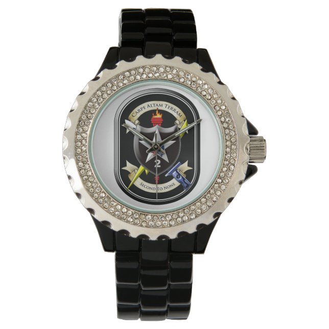 2nd Infantry Division "Second to None" Watch (Front)