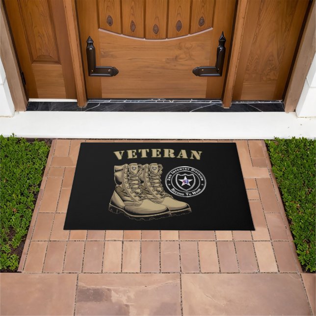 2nd Infantry Division Veteran Doormat (Outdoor)