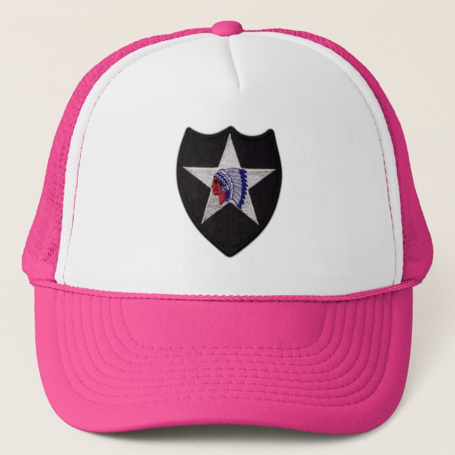 2nd infantry division veterans vets hats (Front)