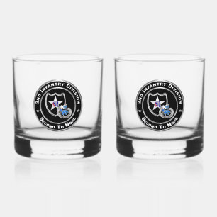 2nd Infantry Division  Whiskey Glass