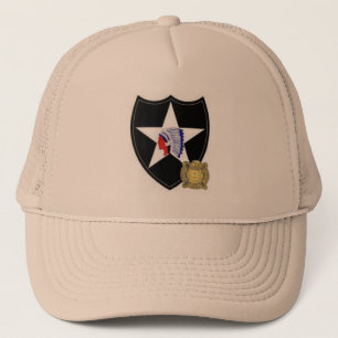 2nd Infantry SSI with 9th Inf Regt DUI Hat