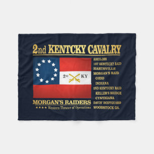 2nd Kentucky Cavalry (BA2) Fleece Blanket