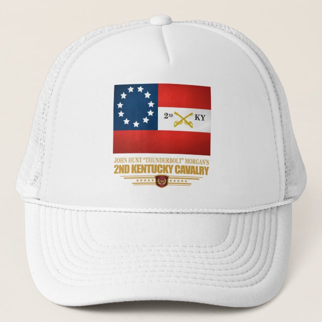 2nd Kentucky Cavalry CSA Trucker Hat (Front)
