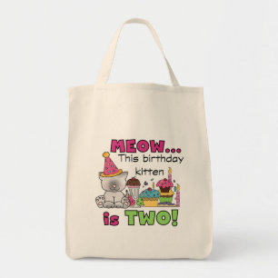 2nd Kitten Birthday Tshirts and Gifts Tote Bag