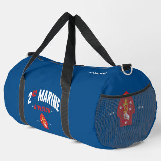 2nd Marine Division "The Silent Second" Custom Duffle Bag