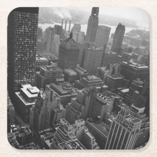 2nd May 1961:  The Chrysler building in New York Square Paper Coaster