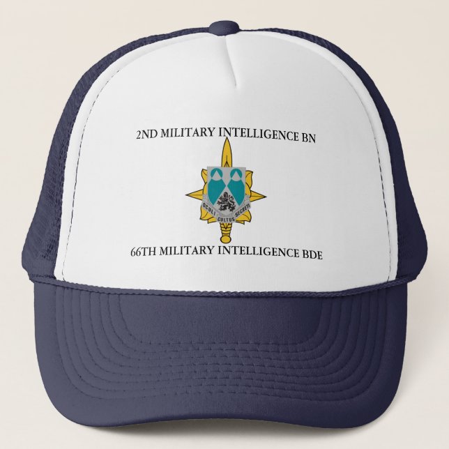2ND MILITARY INTELLIGENCE BATTALION 66TH M I BDE TRUCKER HAT (Front)