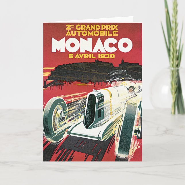 2nd Monaco Grand Prix Card (Front)