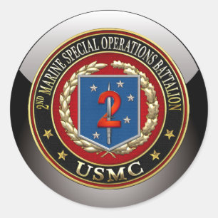 2nd MSOB [3D] Classic Round Sticker