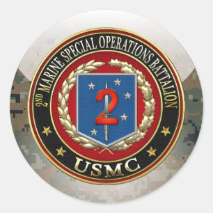 2nd MSOB [3D] Classic Round Sticker