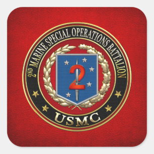 2nd MSOB [3D] Square Sticker