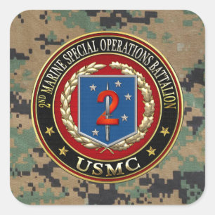 2nd MSOB [3D] Square Sticker