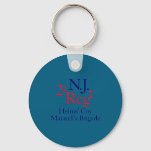 2nd New Jersey Regiment  Key Ring