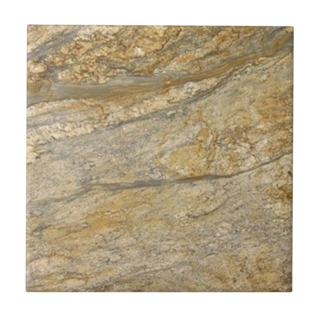 2nd of 3 Repro Peach & Gray Faux Granite Ceramic Tile (Front)