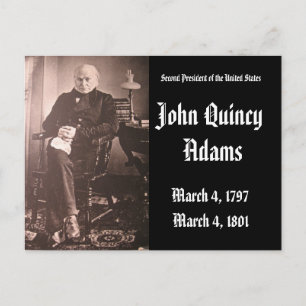 2nd President Of the United States John Adams Postcard