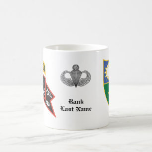 2nd Ranger Battalion old-style scroll with tab Coffee Mug