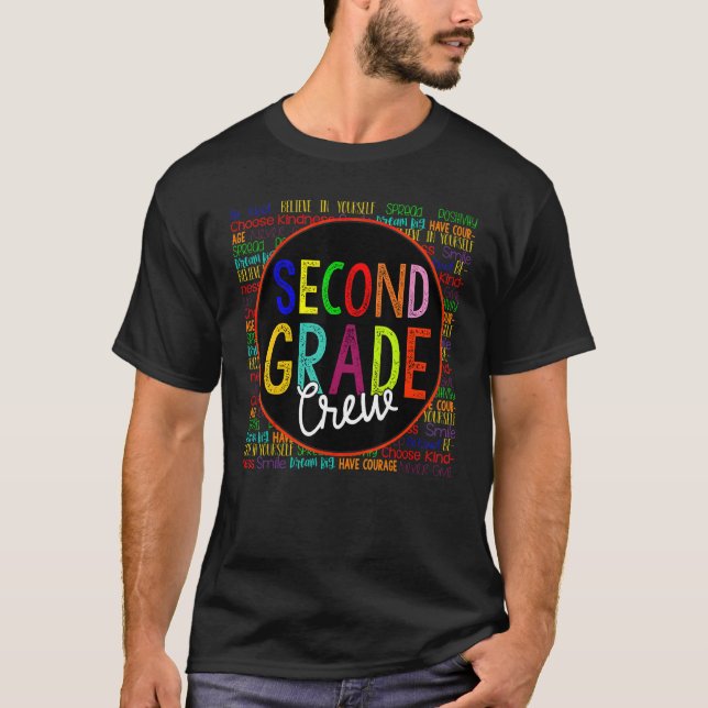 2nd Second Grade  Back to school T-Shirt (Front)