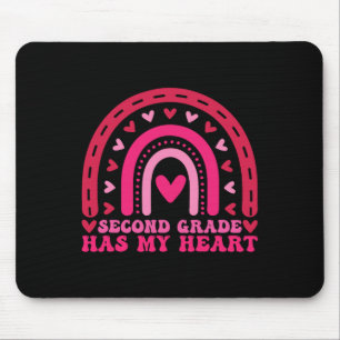 2nd Second Grade Has My Heart Valentine’s Day Teac Mouse Pad