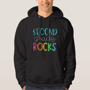 2nd teacher team - second grade rocks hoodie