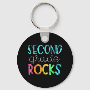 2nd Teacher Team - Second Grade Rocks Key Ring