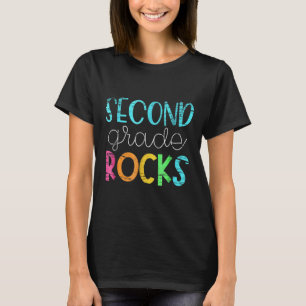 2nd Teacher Team - Second Grade Rocks T-Shirt