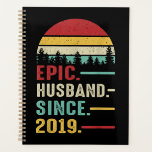 2nd Wedding Anniversary Gift for Him Epic Husband Planner