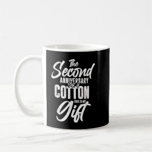 2nd Wedding Anniversary Gifts Cotton Him Husband H Coffee Mug
