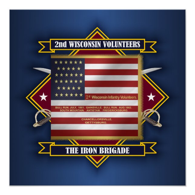 2nd Wisconsin Volunteer Infantry Poster (Front)