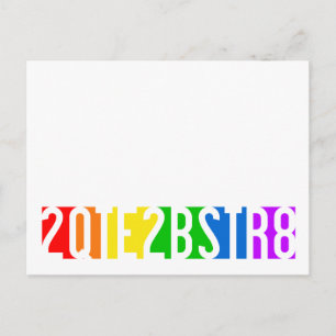 2QTE2BSTR8 postcard, customise Postcard
