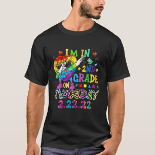 2Sday 222 Angel Numbers Pisces Second Grade Studen T-Shirt