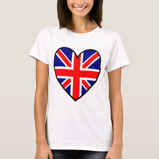 2unionjackheart T-Shirt (Front)