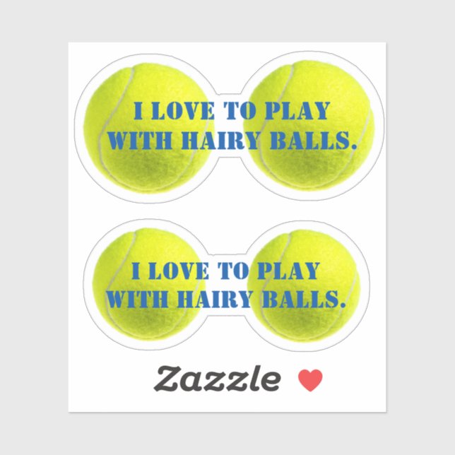 2x Customisable Tennis Ballsy Banter (Sheet)