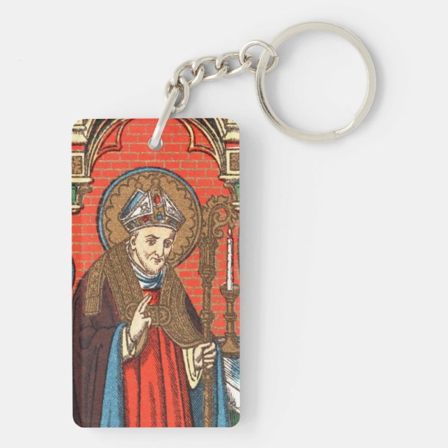 2x St. Alphonsus Liguori (SAU 039) Key Ring (Back)