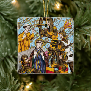 2x St. Thomas Becket’s Martyrdom (M 031) Ceramic Ornament