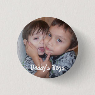 2zele68, Daddy's Boys 3 Cm Round Badge
