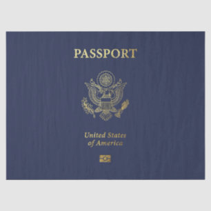[300] American Passport Cover Tissue Paper
