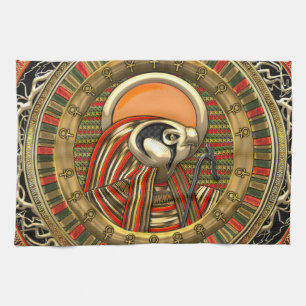 [300] Egyptian Sun God Ra Tea Towel