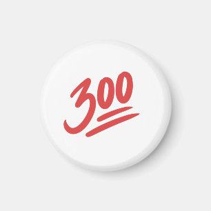 300 Emoji   Bowling Perfect Game Score Magnet