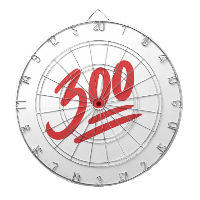 300 Emoji | Perfect Score Bowling Game Sports Dartboard (Front)