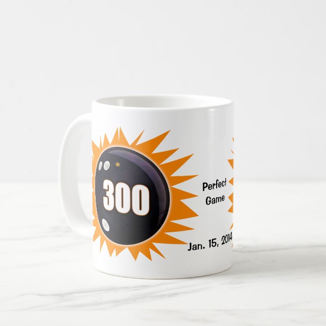 300 Game Orange & Black Coffee Mug (Front Left)