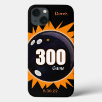 300 Game Orange & Black with name and date