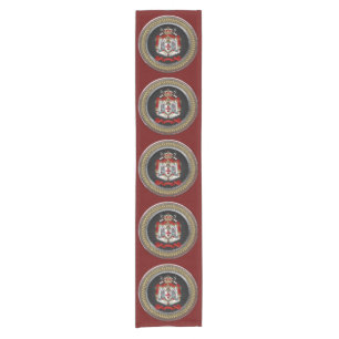 [300] Knights Templar Coat of Arms Short Table Runner