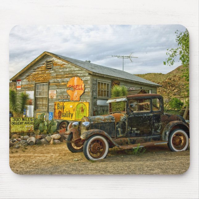 300 Miles of Desert Ahead Mousepad (Front)