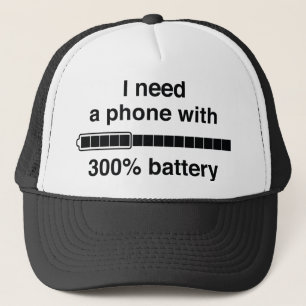 300 Percent Battery Trucker Hat
