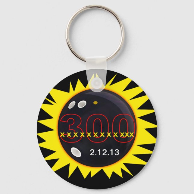 300 Perfect Game Key Ring (Front)