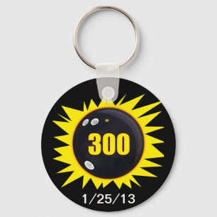 300 Perfect Game Key Ring