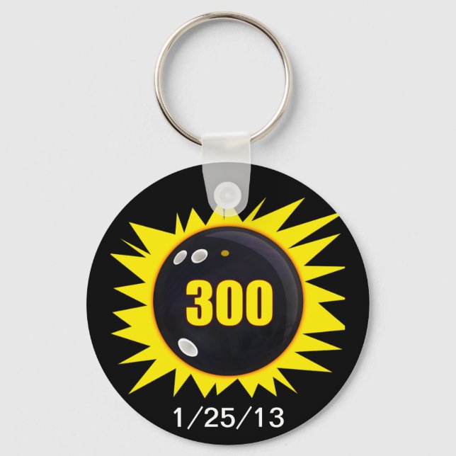 300 Perfect Game Key Ring (Front)