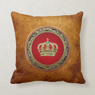 [300] Prince-Princess King-Queen Crown [Belg.Gold] Cushion