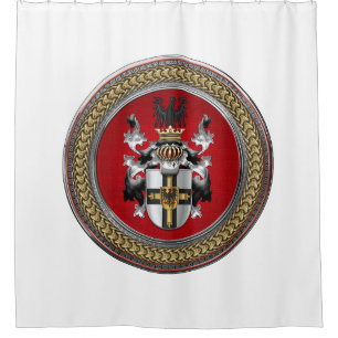 [300] Teutonic Order Coat of Arms Shower Curtain